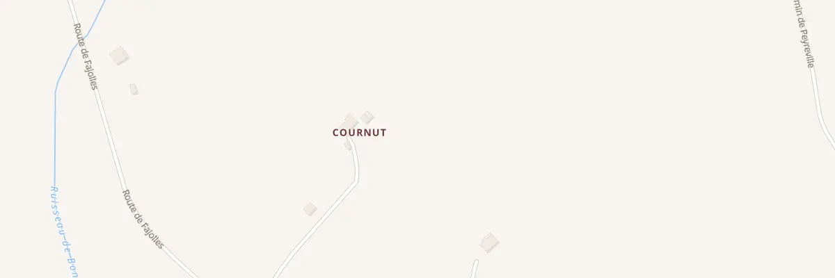 Plan du 5028 Cournut à Sérignac