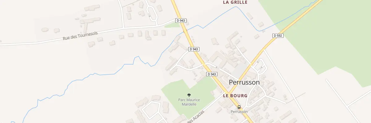 Plan du 13 Av de Pierruche à Perrusson