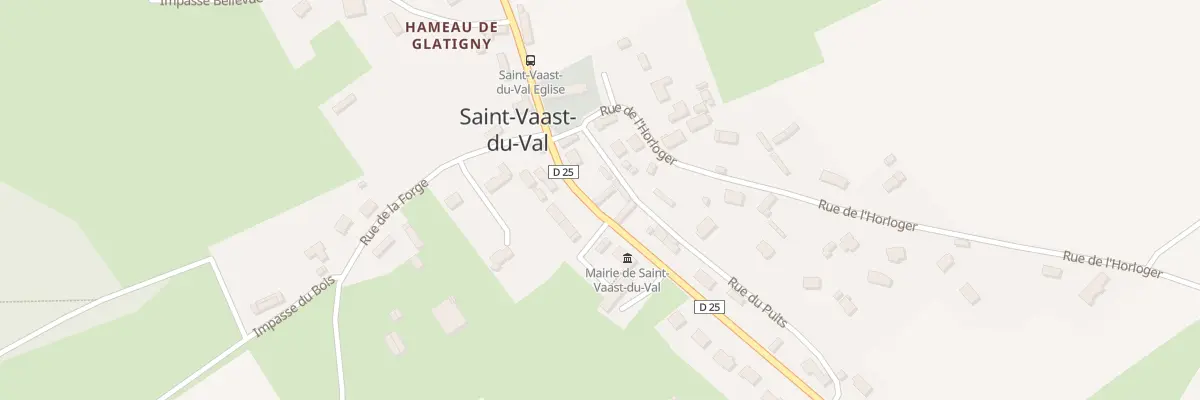 Plan du 11 Rue Francois Prevel à Saint-Vaast-du-Val