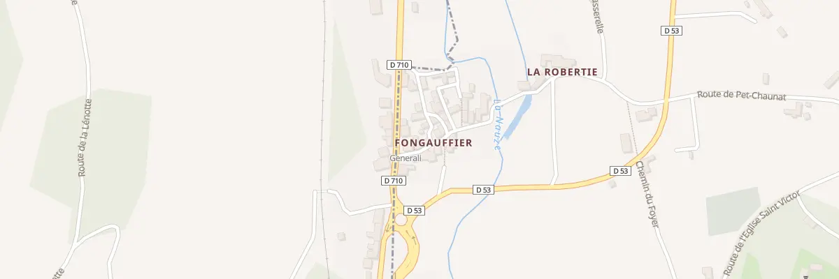 Plan du 107 Fongauffier à Sagelat