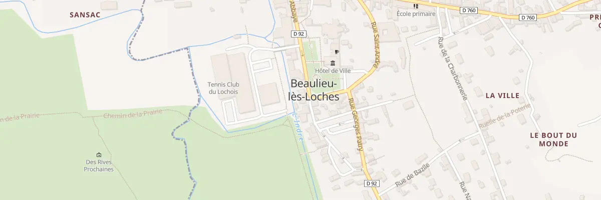 Plan du 13 Pl du Mal Leclerc à Beaulieu-lès-Loches