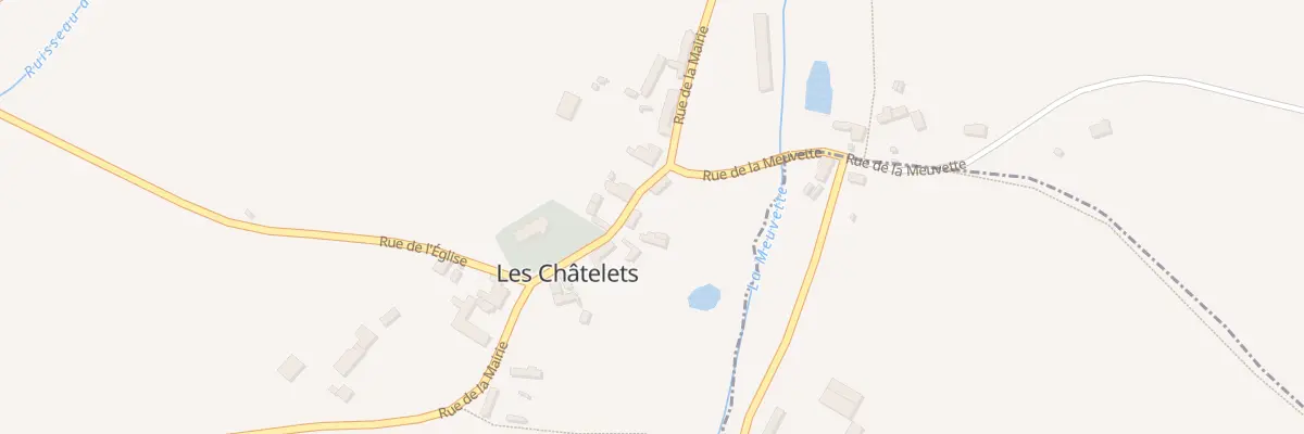 Plan du 15 Les Chatelets aux Châtelets