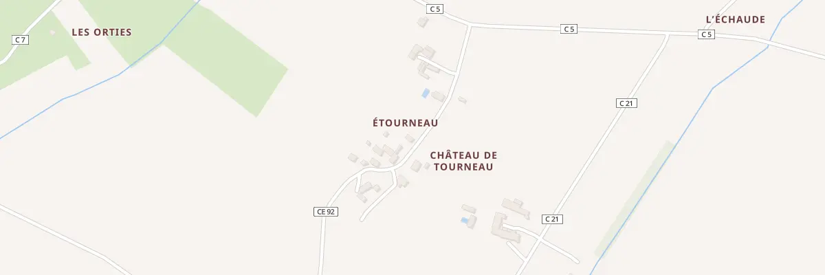 Plan du 6 Etourneau à Martizay