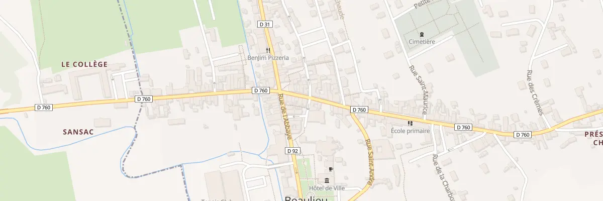 Plan du 7 Rue de Guigne à Beaulieu-lès-Loches