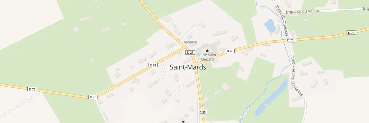 Plan du 5015 Village de Saint Mards à Saint-Mards