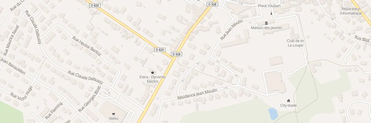 Plan du 12 Res Jean Moulin à La Loupe