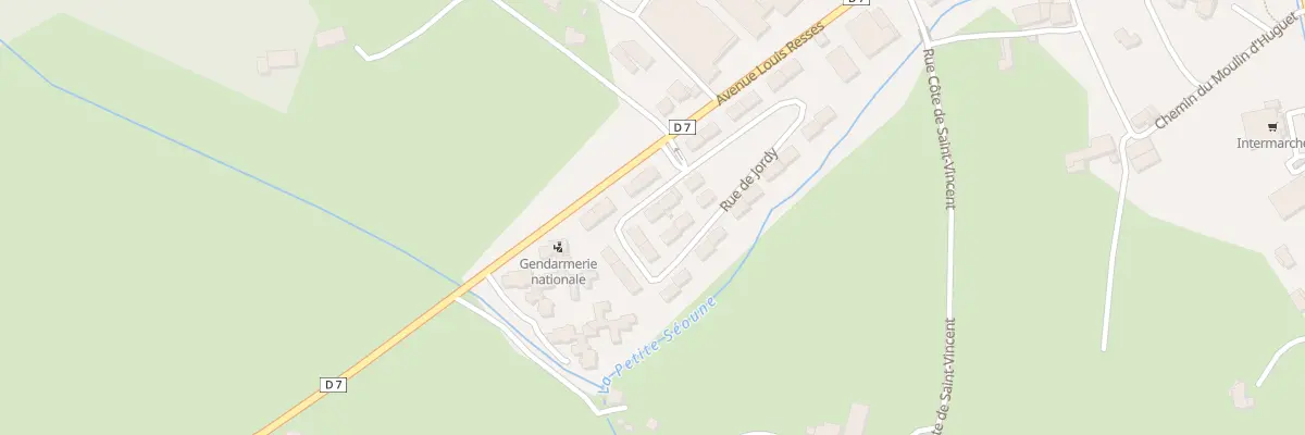 Plan du 14 Rue de Jordy à Montaigu-de-Quercy