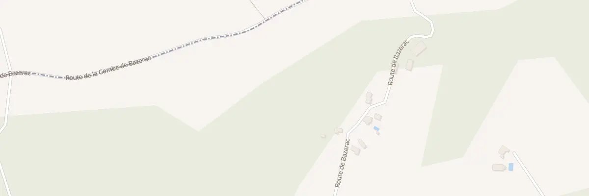 Plan du 5075 Bazérac à Thézac