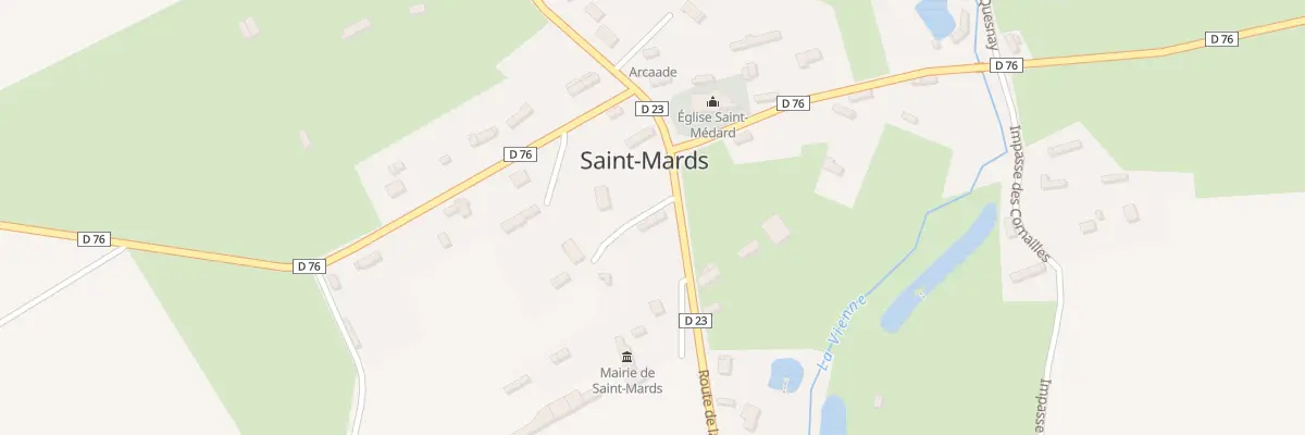 Plan du 5018 Village de Saint Mards à Saint-Mards