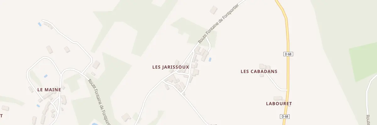 Plan du 898 Rte Fontaine de Fontportier à Ajat