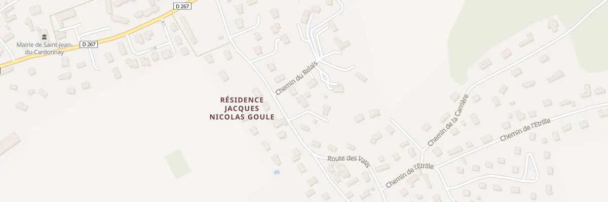 Plan du 7 Rte des Vatis à Saint-Jean-du-Cardonnay