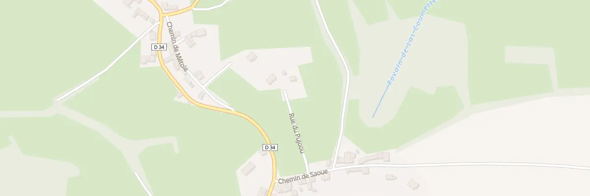 Plan du 95A Pujoou à Betchat