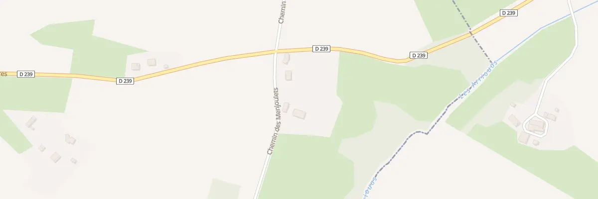 Plan du 5085 A Menjoulet à Monblanc