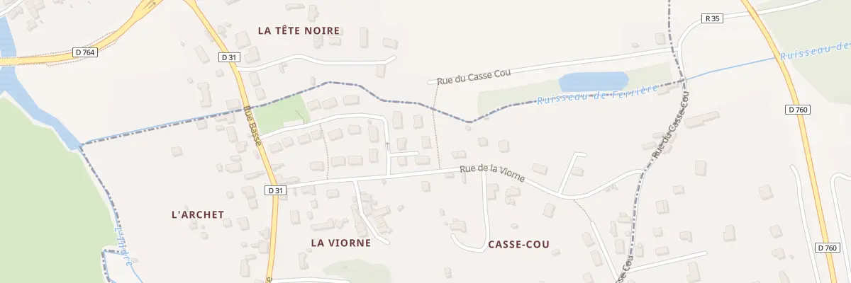 Plan du 14 Rue du Clos de l’Archet à Beaulieu-lès-Loches