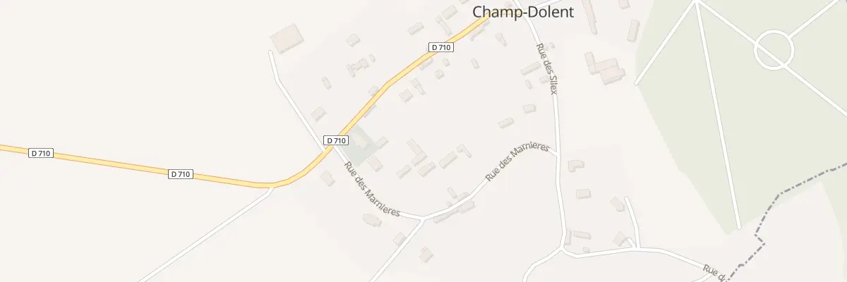 Plan du 82 Rue des Marnieres à Champ-Dolent