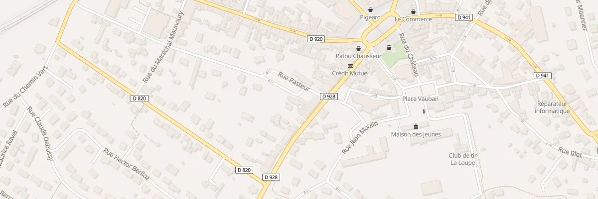 Plan du 30 Rue Pasteur à La Loupe