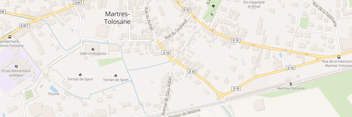 Plan du 23 Rue du Portail à Martres-Tolosane