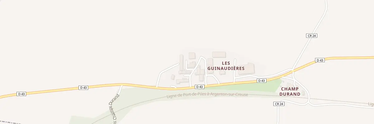 Plan du 7 Les Guinaudieres à Pouligny-Saint-Pierre