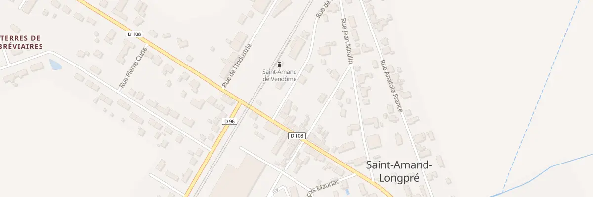 Plan du 5 Rue de la Gare à Saint-Amand-Longpré