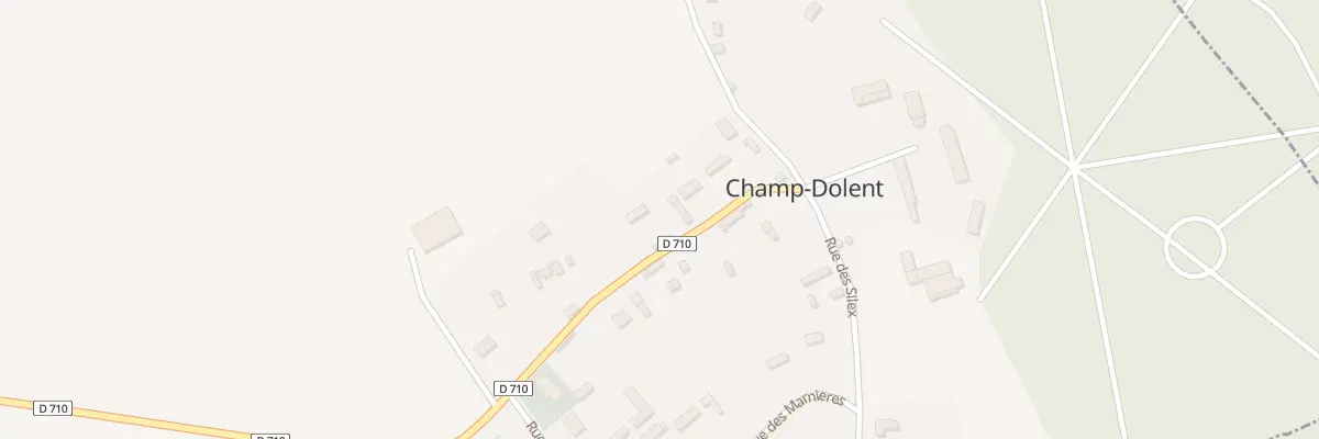 Plan du 88 Rue de l’Eglise à Champ-Dolent