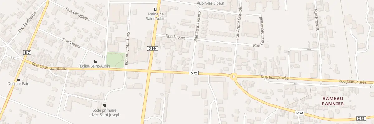 Plan du 3 Rue René Héroux à Saint-Aubin-lès-Elbeuf