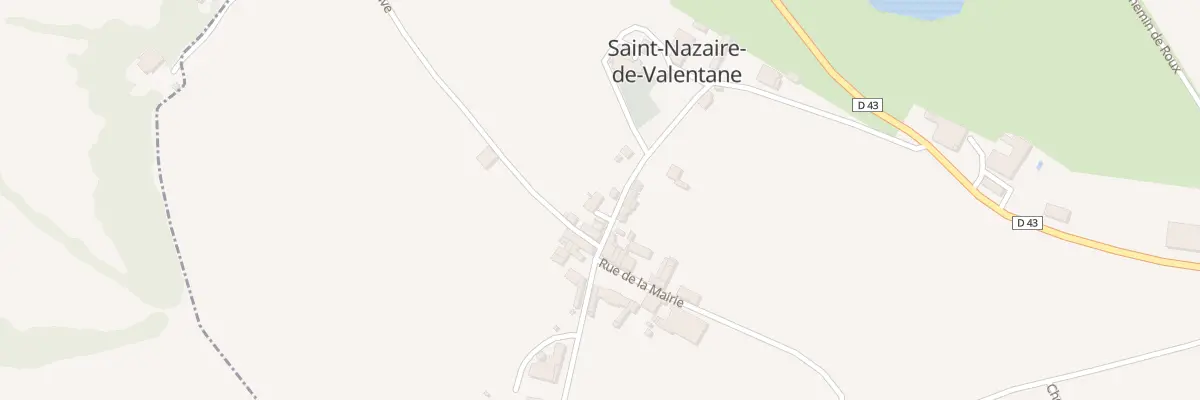Plan du 5018A Saint Nazaire à Saint-Nazaire-de-Valentane