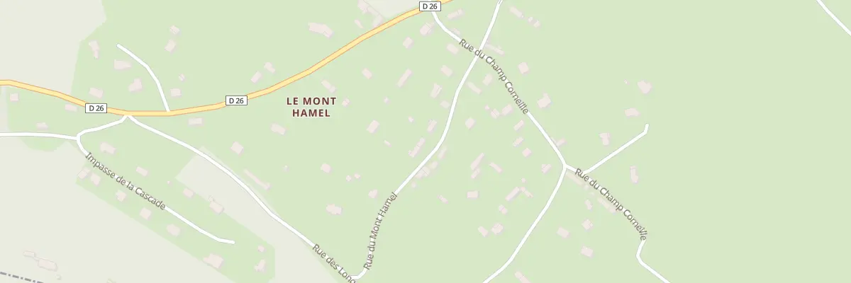 Plan du 208 Rue du Mont Hamel à Saint-Cyr-la-Campagne