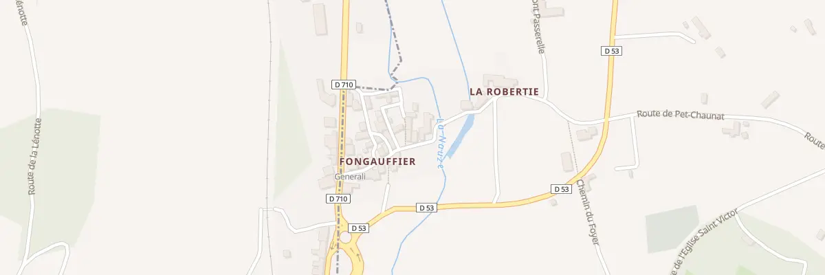Plan du 97 Fongauffier à Sagelat