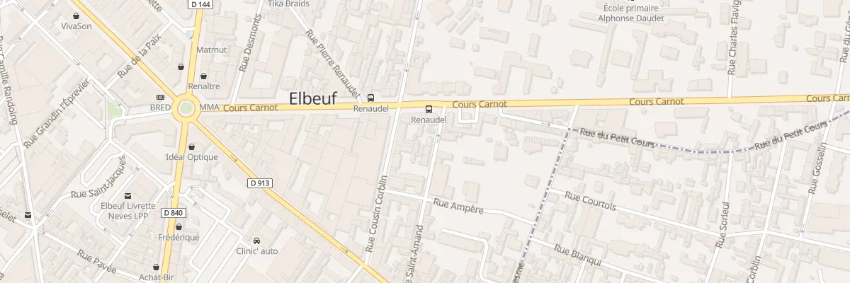 Plan du 6 Rue Saint Amand à Elbeuf