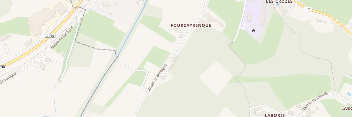 Plan du 409 Rte de Bonaguil à Sauveterre-la-Lémance