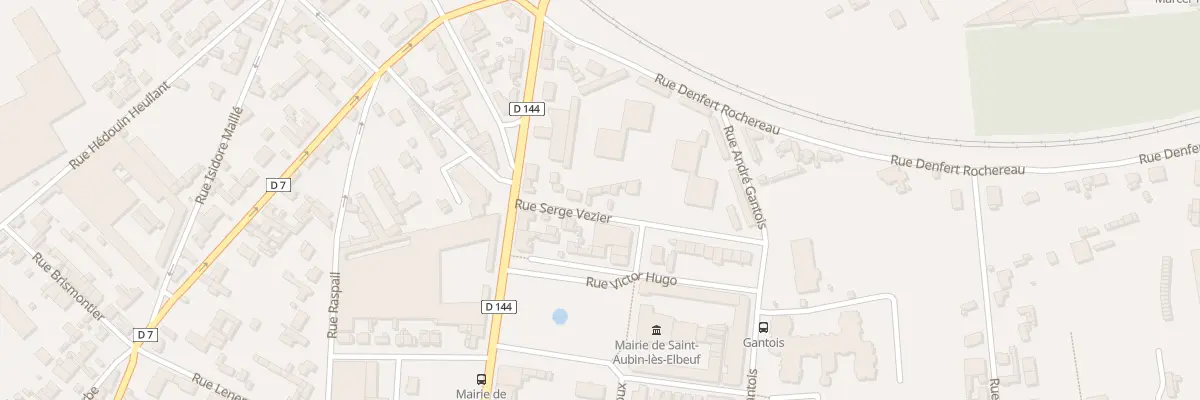 Plan du 8 Rue Serge Veziers à Saint-Aubin-lès-Elbeuf