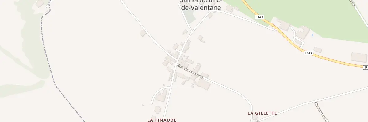 Plan du 2023 Saint Nazaire à Saint-Nazaire-de-Valentane