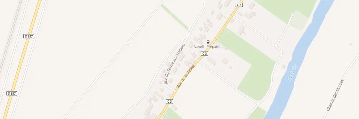 Plan du 63 Rue de la Vallée à Naveil