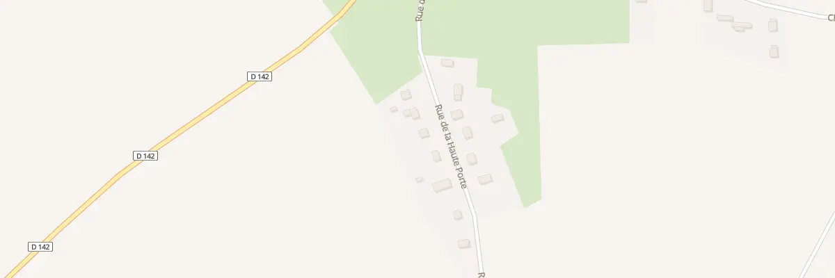 Plan du 5 Rue de la Haute Porte à Bernienville