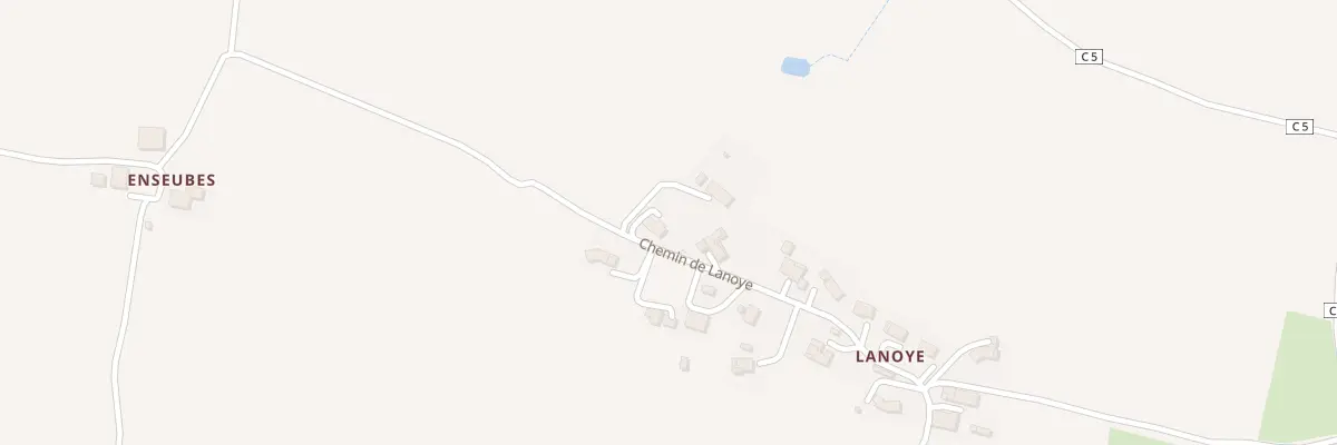 Plan du 5493 A Lanoye à Marestaing