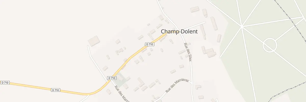 Plan du 64 Rue de l’Eglise à Champ-Dolent