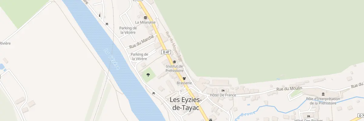 Plan du 14 Rue du Moyen-Âge aux Eyzies