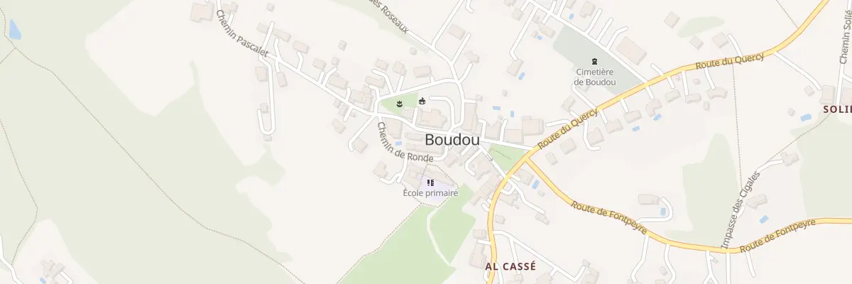 Plan du 25 Rue du Vieux Puits à Boudou