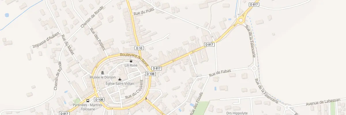 Plan du 11 Rue Saint Roch à Martres-Tolosane