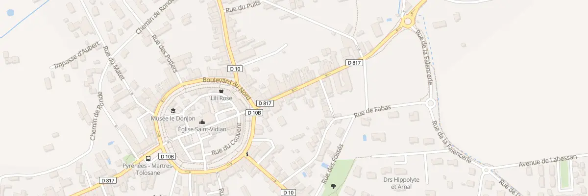 Plan du 10 Rue Saint Roch à Martres-Tolosane