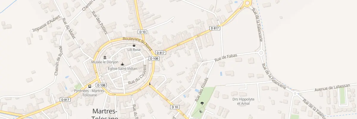 Plan du 8 Rue Saint Roch à Martres-Tolosane