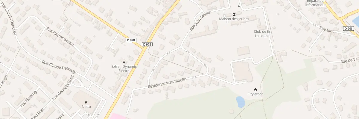 Plan du 23 Res Jean Moulin à La Loupe