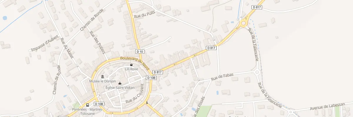 Plan du 15 Rue Saint Roch à Martres-Tolosane