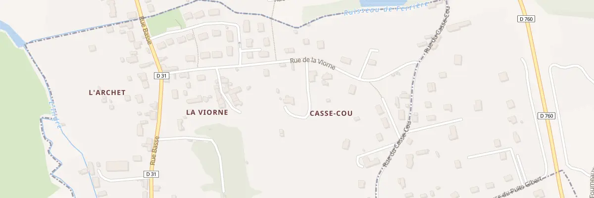 Plan du 15 Rue de la Viorne à Beaulieu-lès-Loches