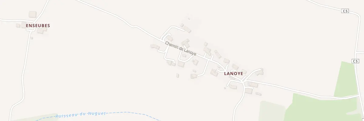 Plan du 5047 A Lanoye à Marestaing