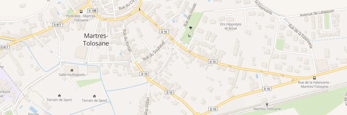 Plan du 16 Rue de la République à Martres-Tolosane