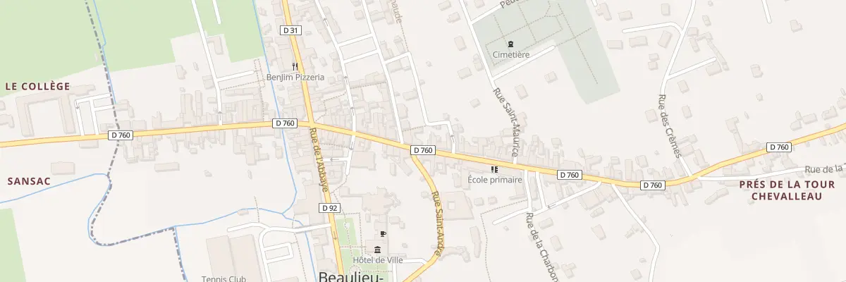 Plan du 24 Rue de Guigne à Beaulieu-lès-Loches