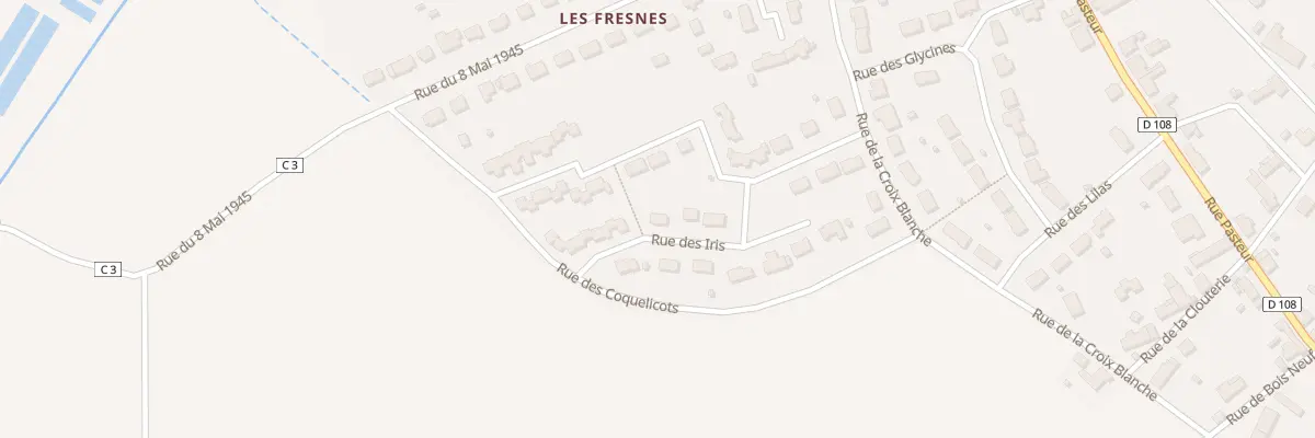 Plan du 14 Rue des Iris à Saint-Amand-Longpré