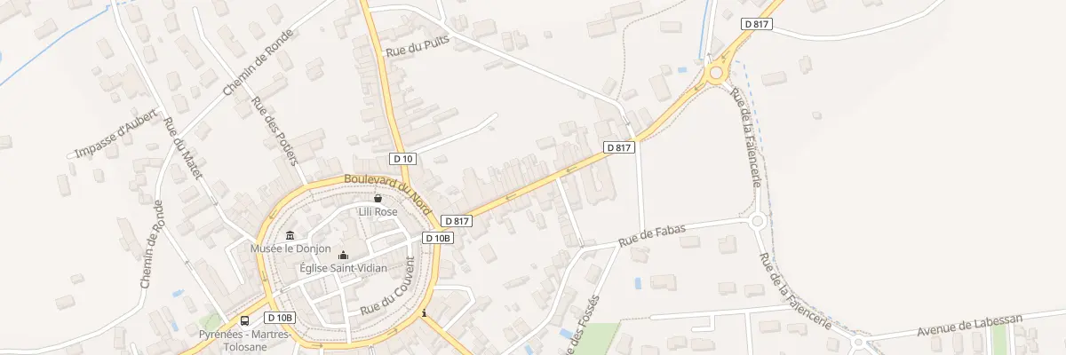 Plan du 21 Rue Saint Roch à Martres-Tolosane