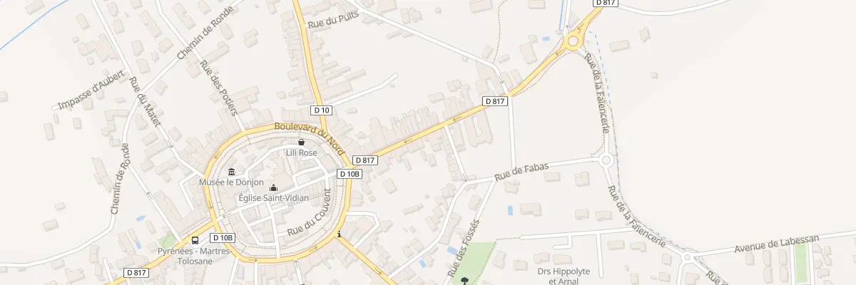 Plan du 24 Rue Saint Roch à Martres-Tolosane